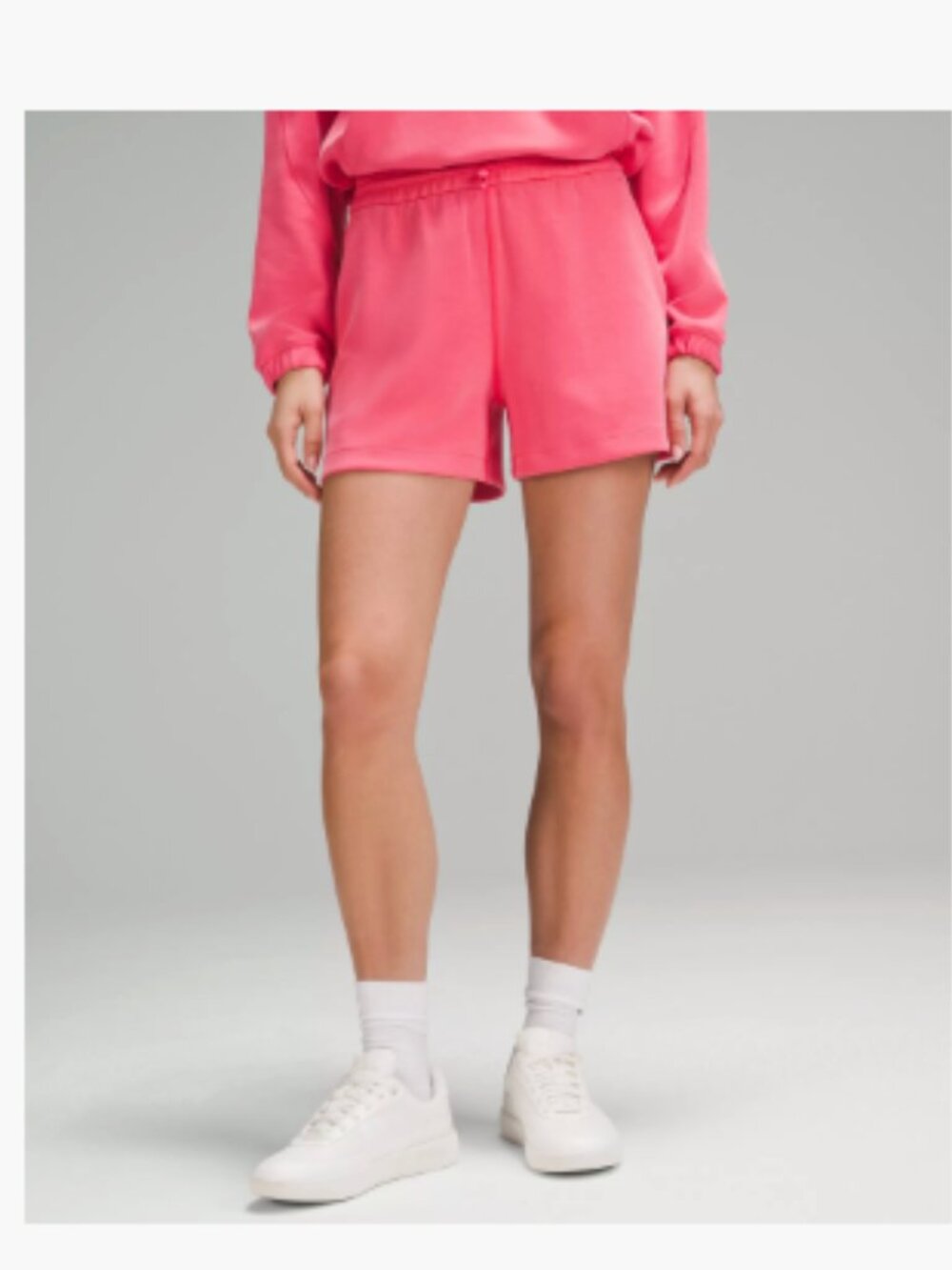 Lululemon Softstreme High Rise Short 4" Glaze Pink Size 10